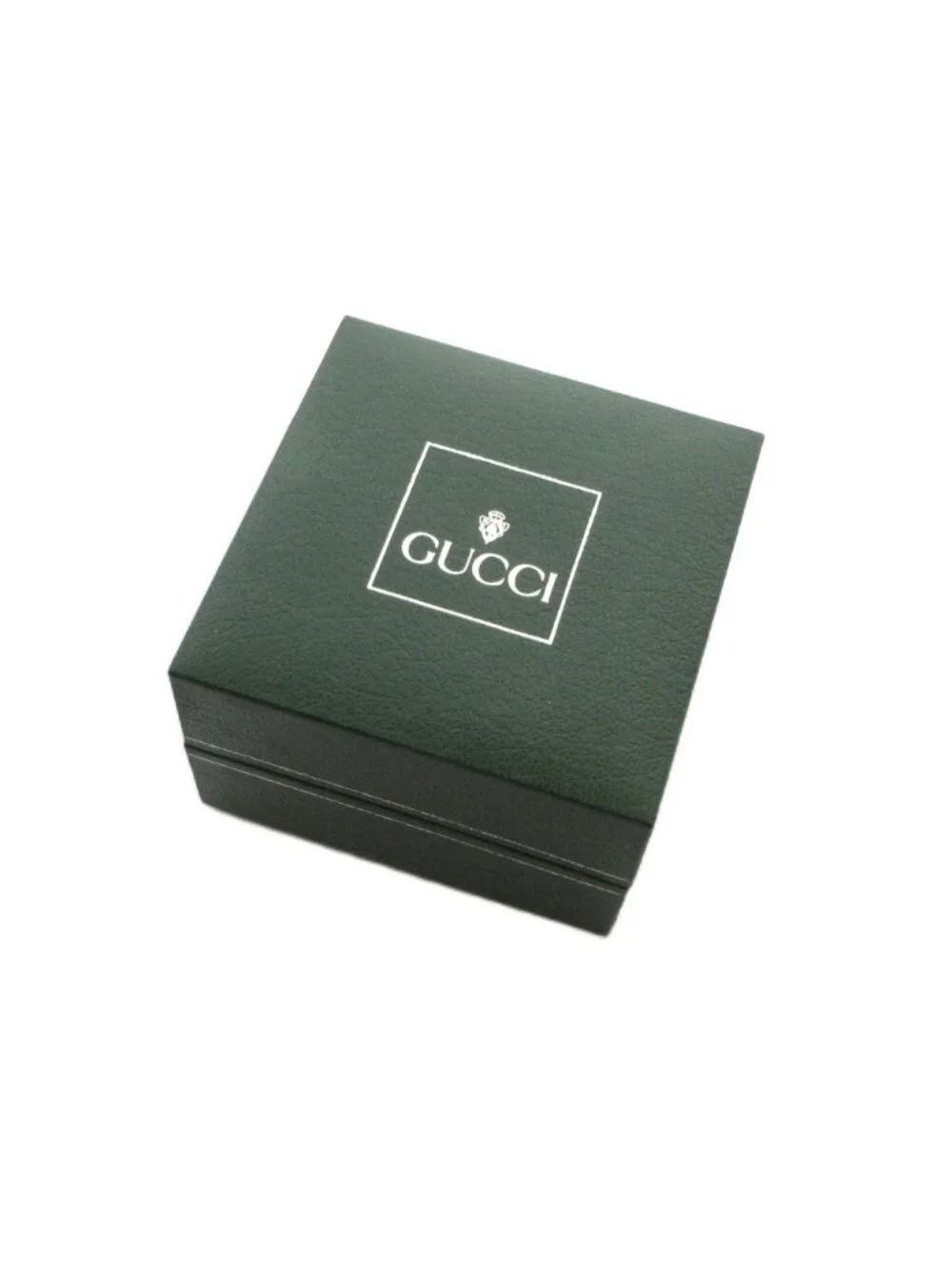 Gucci Watch Quartz Square White Dial Logo Gold